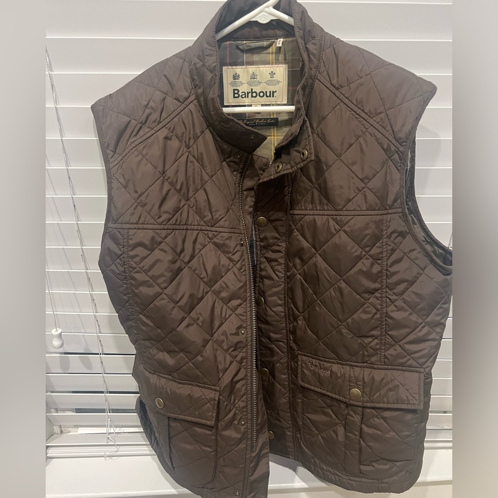 Barbour Explorer Gilet Mens Brown Quilted Vest